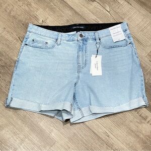 NEW Calvin Klein Jeans Women Shorts Plus Size 14W High‎ Rise Jean Short